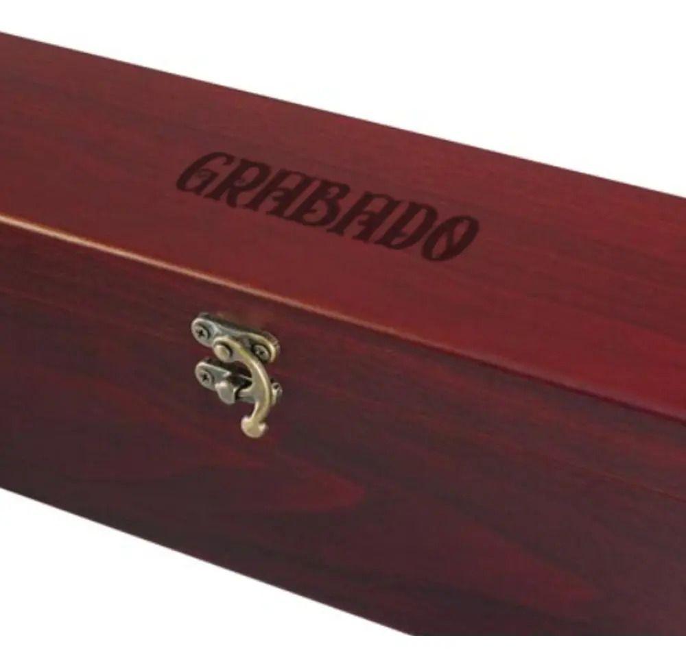 Caja Set Vino Madera Barnizada 4 Accesorios-7