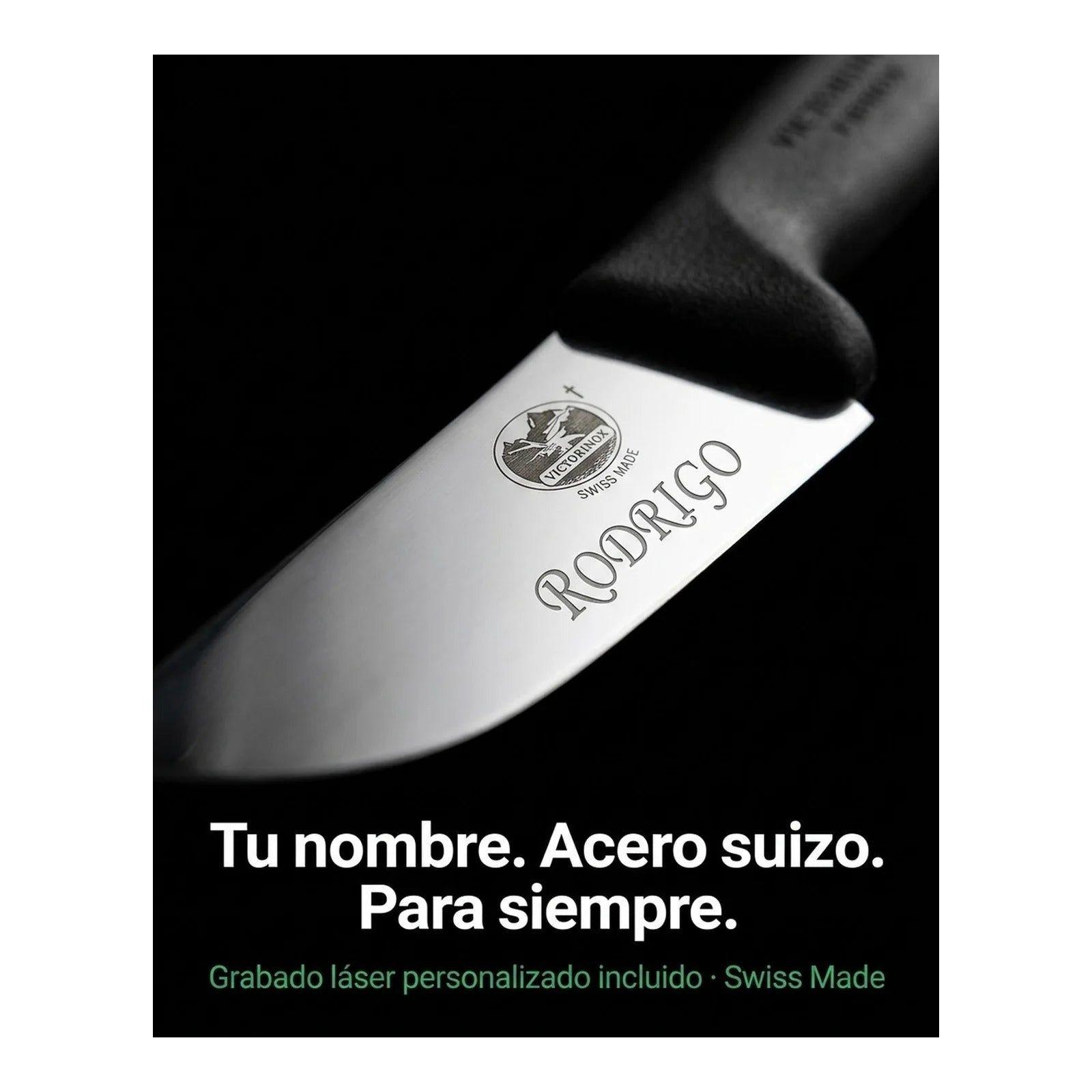 Cuchillo Carnicero Recto Victorinox Hoja De 16cm 5.5203.16 Color Negro-3