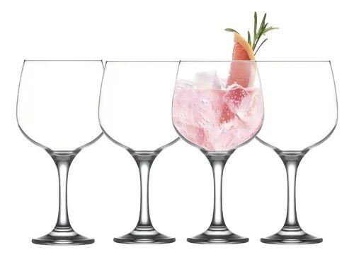 Copas Gin Tonic Cristar Vidrio 653ml Set 4 Piezas Transparente-3