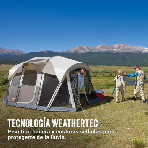 Carpa Cabina Coleman® Weathermaster Para 6 Personas Beige/marrón-4