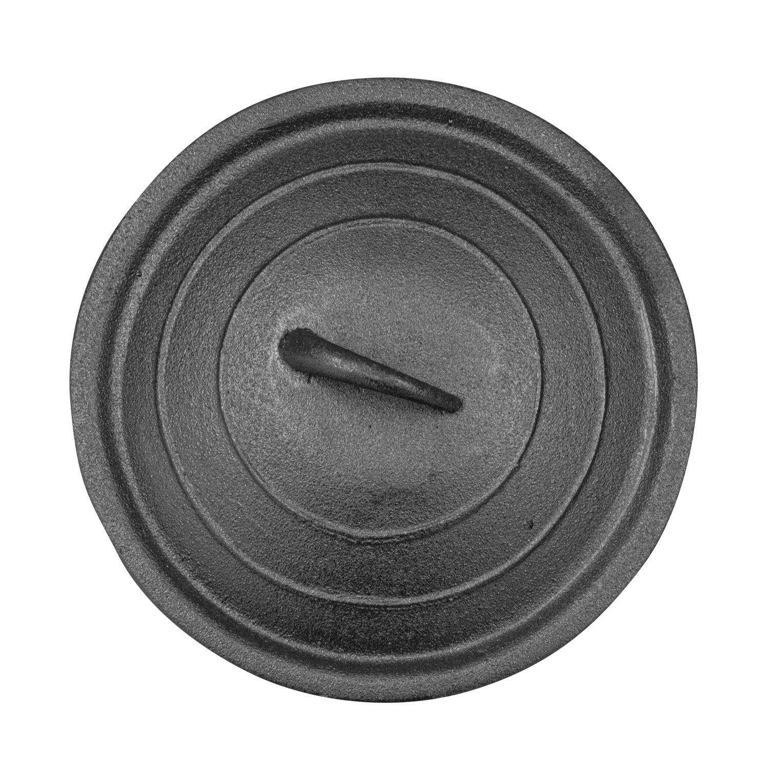 Olla Holandesa De Hierro Fundido 25cm Con Tapa Grilltech 4l Negra Negro-4