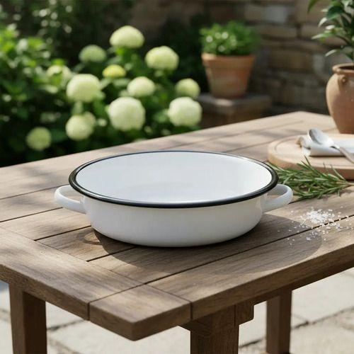 Paila Enlozada Vintaje 16cm Blanca Premium Chic / Outdoor Blanco-0