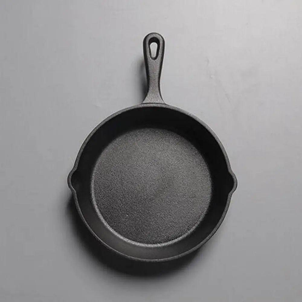 Sarten Redondo Hierro Fundido 16cm Provoleta Parrilla Cocina Negro-2
