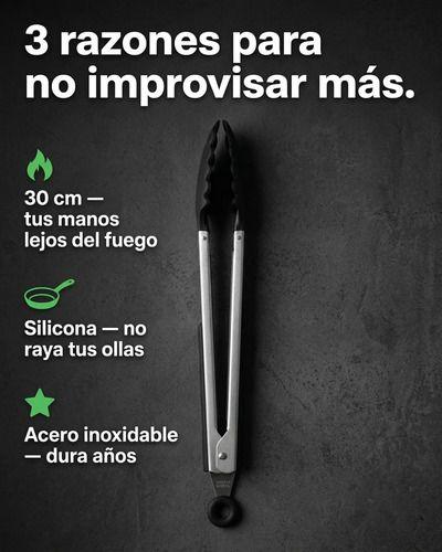 Pinza Tenaza Multiuso 24cm Acero Inoxidable Premium Gris-2