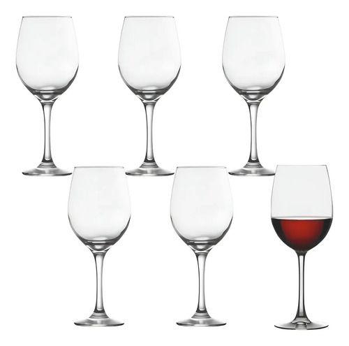 Set De 06 Unidades De Copa De Vino Barone, 385 Ml, 7156, Col Transparente-2