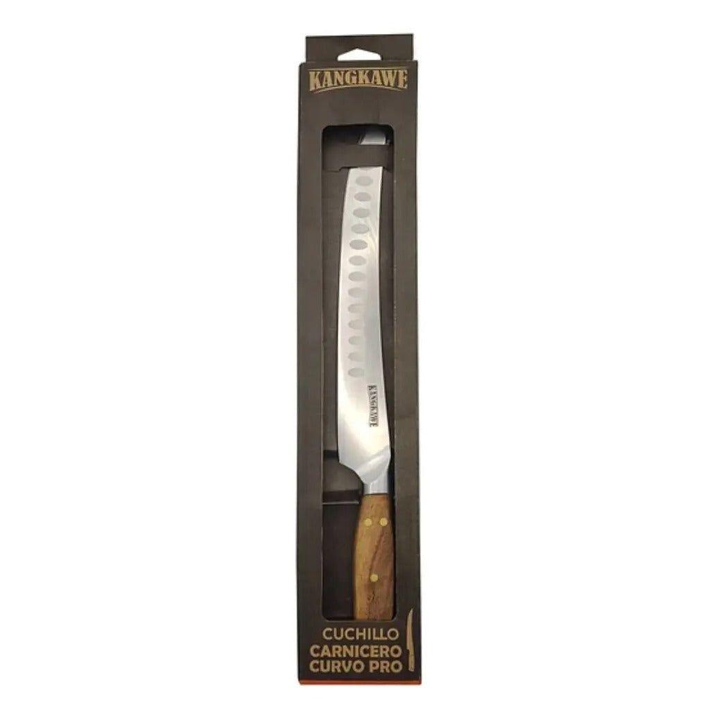 Cuchillo 10 Carnicero Curvo Pro Kangkawe Color Marrón-1
