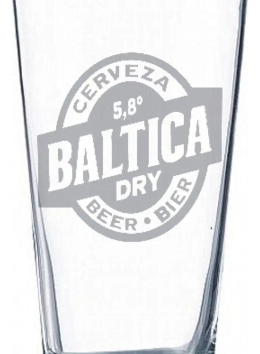 Vasos Cerveza Baltica 490ml Pack X6 Michelada Chopero Schop Baltica-1