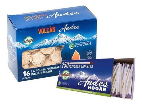 Iniciador De Fuego Fosforos Para Parrilla Chimenea Carbón Leña 8min-2