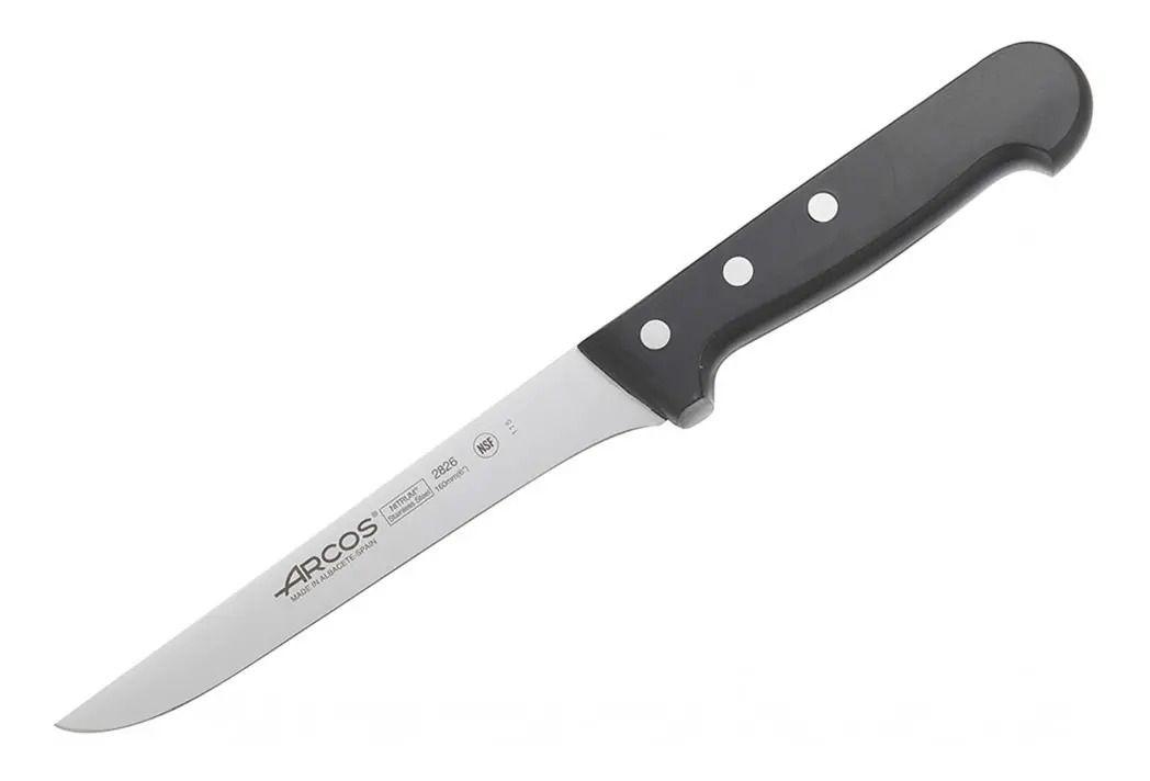 Cuchillo Arcos Deshuesador Profesional Cocina 15,5cm Negro-0