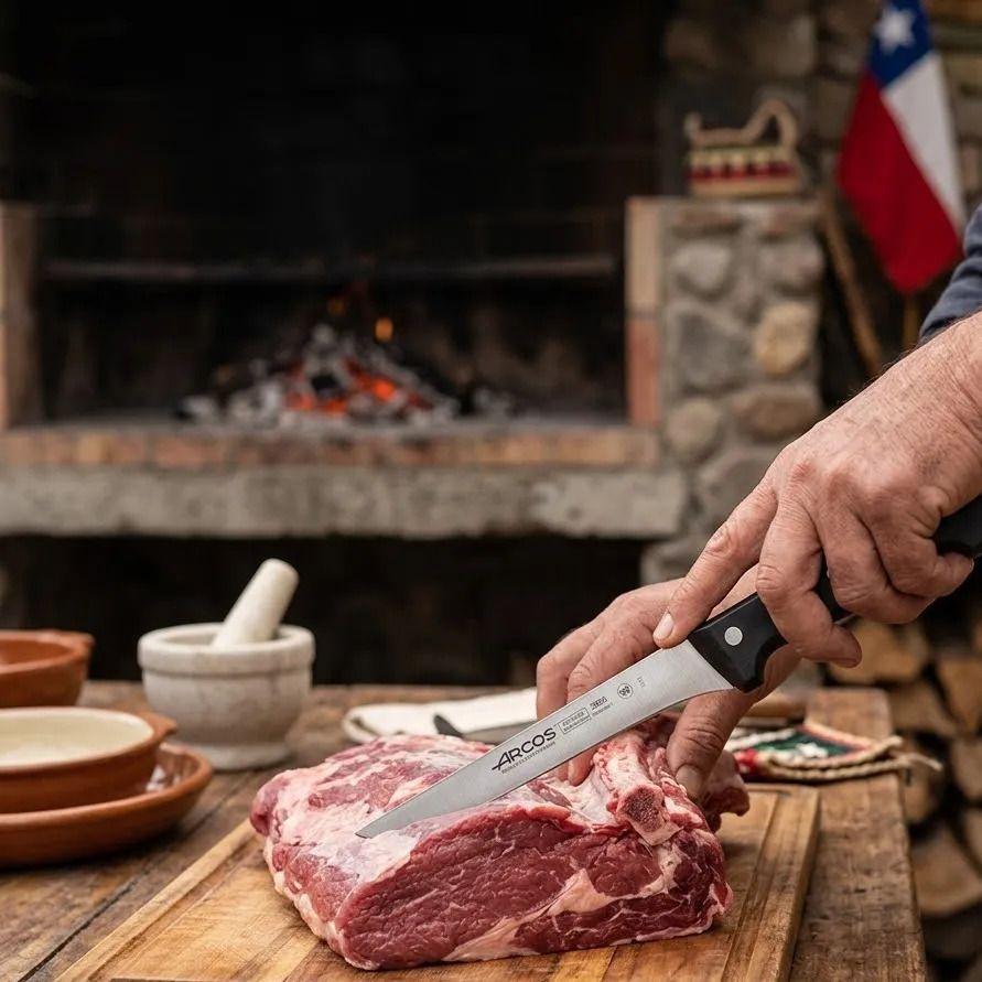 Cuchillo Arcos Deshuesador Profesional Cocina 15,5cm Negro-7