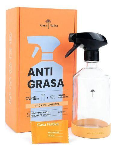 Limpiador Antigrasa 500ml Fragancia Citrica Ultra Concentrado Limpieza Efectiva Casa Nativa-0