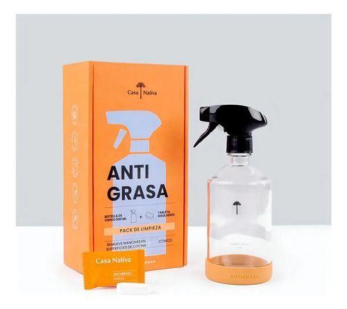 Limpiador Antigrasa 500ml Fragancia Citrica Ultra Concentrado Limpieza Efectiva Casa Nativa-1