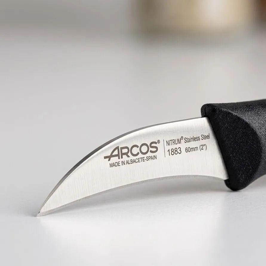Cuchillo Mondador Arcos Nova 6cm Cocina Profesional Chef Negro-4