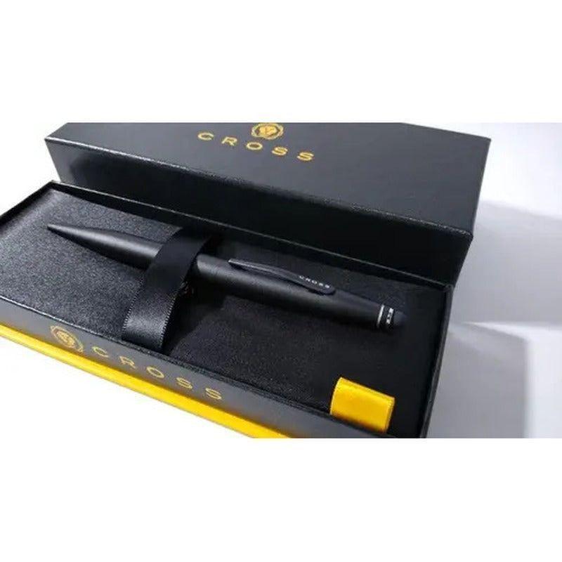 Bolígrafo Cross Tech2 Satin Black Con Estuche Tinta Negra-4