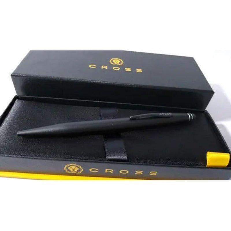 Bolígrafo Cross Tech2 Satin Black Con Estuche Tinta Negra-6