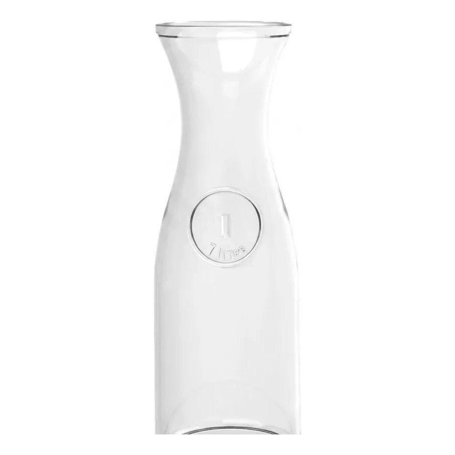 Botella Vidrio 1 Litro Friends Fta Bebida Jugo Agua Líquidos Blanco-0