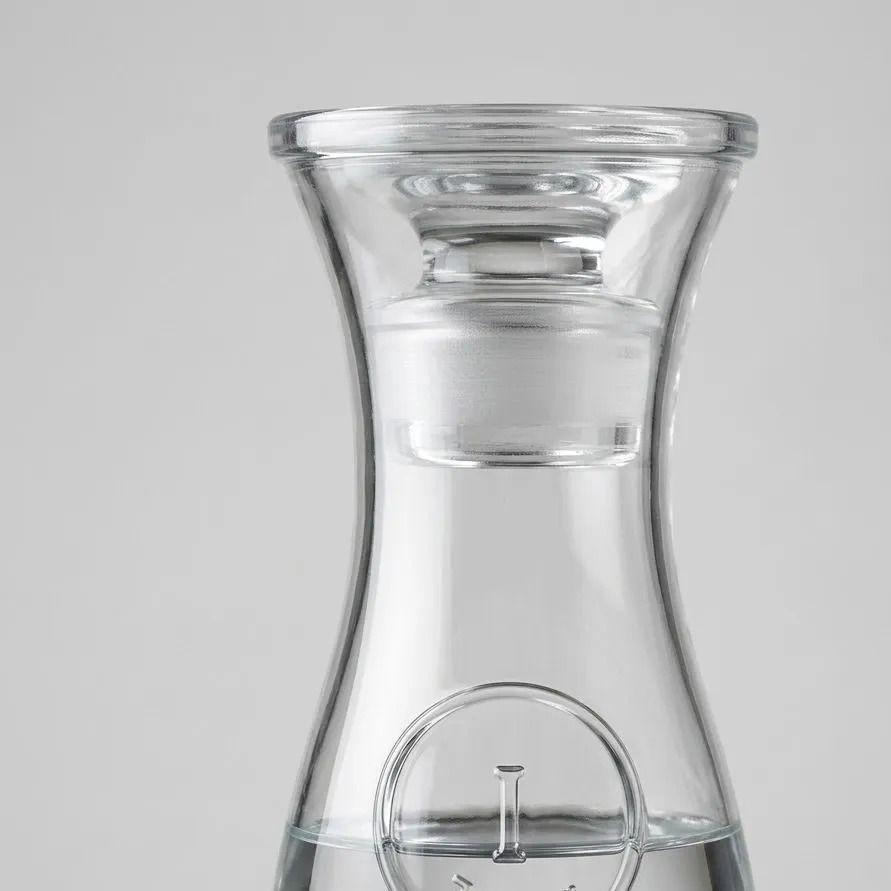 Botella Vidrio 1 Litro Friends Fta Bebida Jugo Agua Líquidos Blanco-2