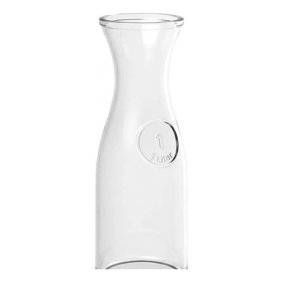 Botella Vidrio 1 Litro Friends Fta Bebida Jugo Agua Líquidos Blanco-3