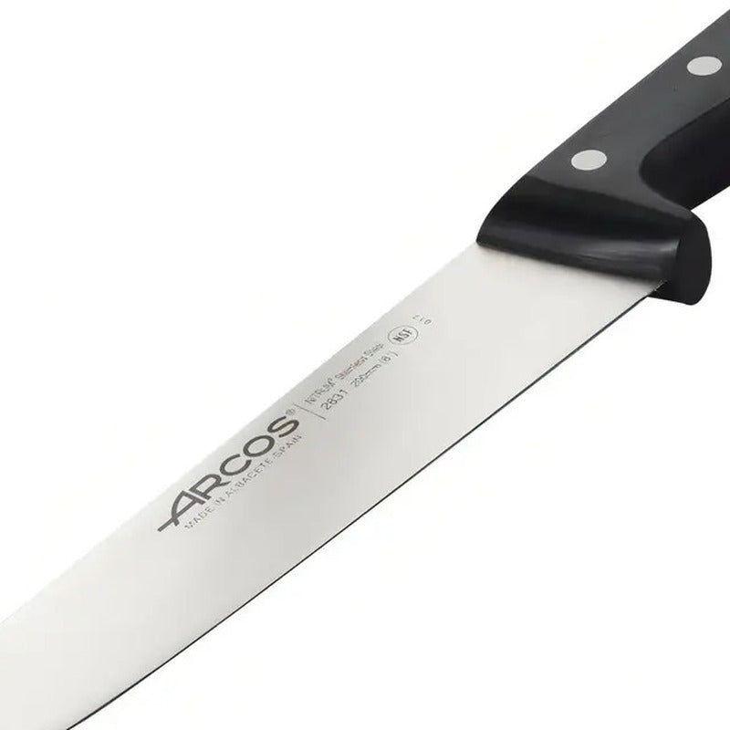 Cuchillo Carnicero Arcos 20cm Acero Inoxidable Negro Modelo 2831-1
