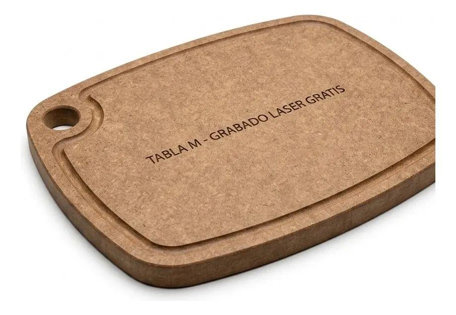 Tabla De Corte Picar M Fibra Madera Tabla M-3