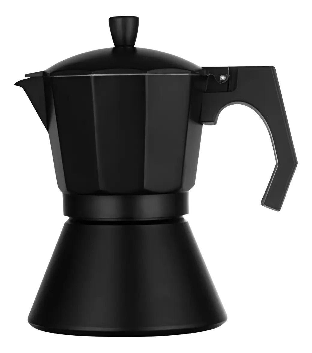 Cafetera Espresso Black Italiana 6 Tazas Café Desayuno Negro-0