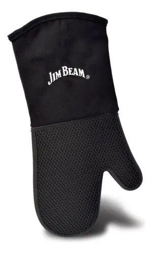 Guante Parrillero Ultra Resistente Jim Beam Color Negro-0