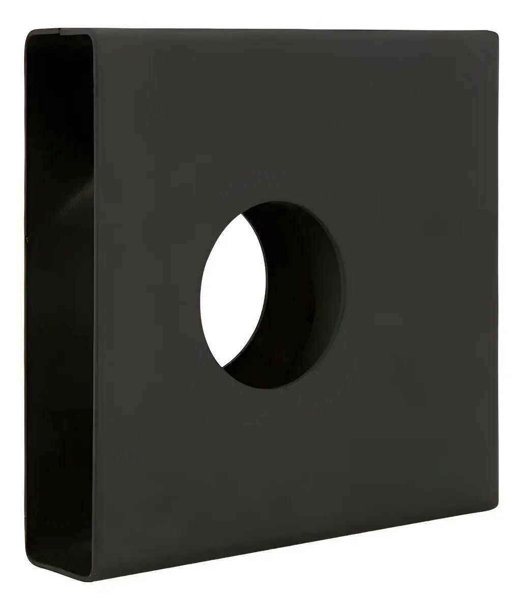 Caja Metalica Para Cerradura Sobreponer 35mm Negro-0