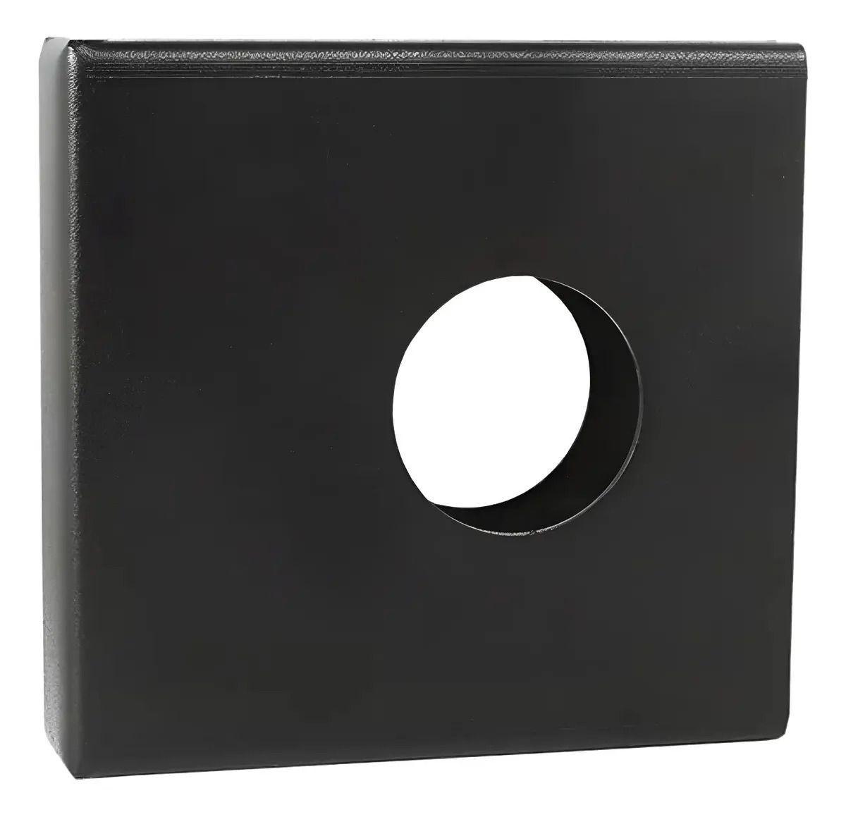 Caja Metalica Para Cerradura Sobreponer 35mm Negro-1