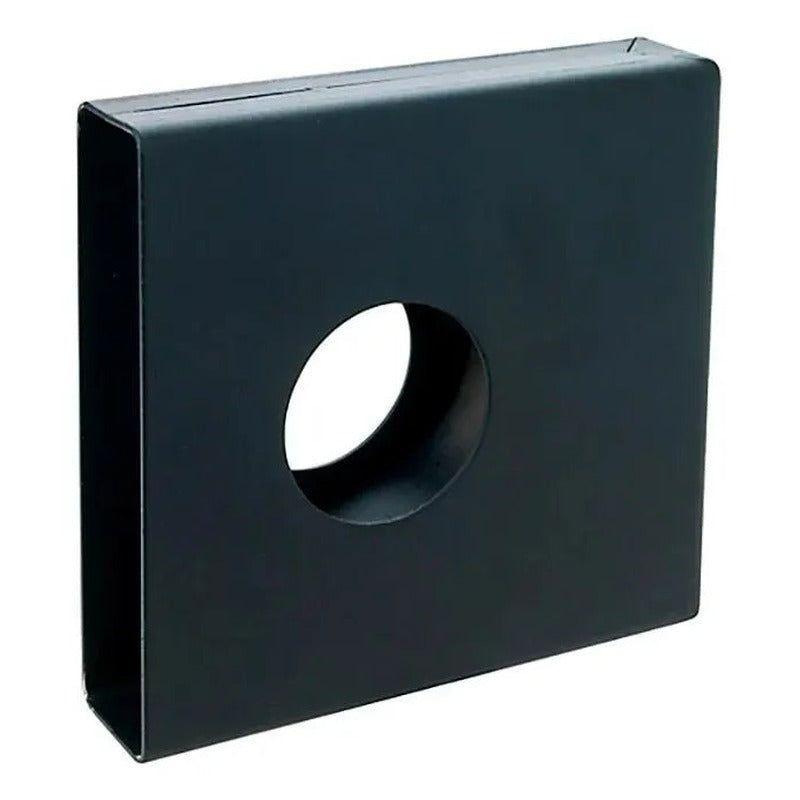 Caja Metalica Para Cerradura Sobreponer 35mm Negro-2