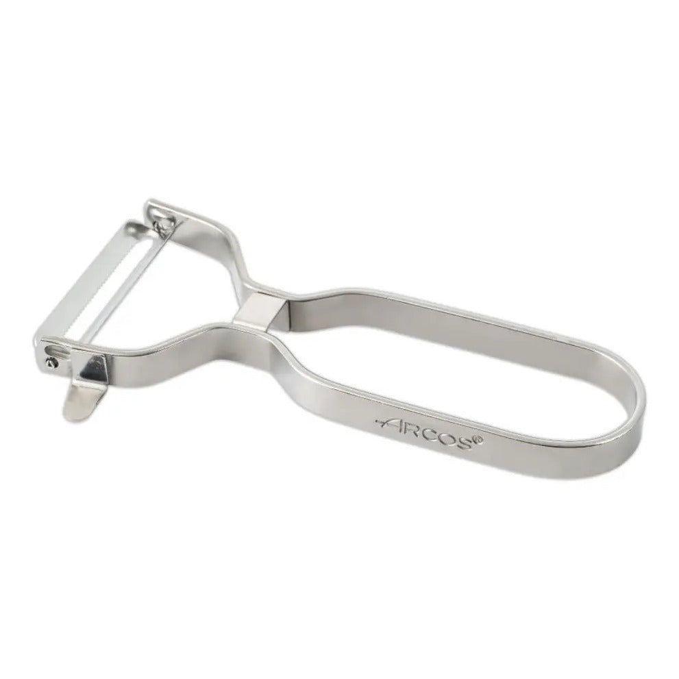 Pelador Verduras Arcos Acero Inoxidable Cocina Profesional Plateado-1