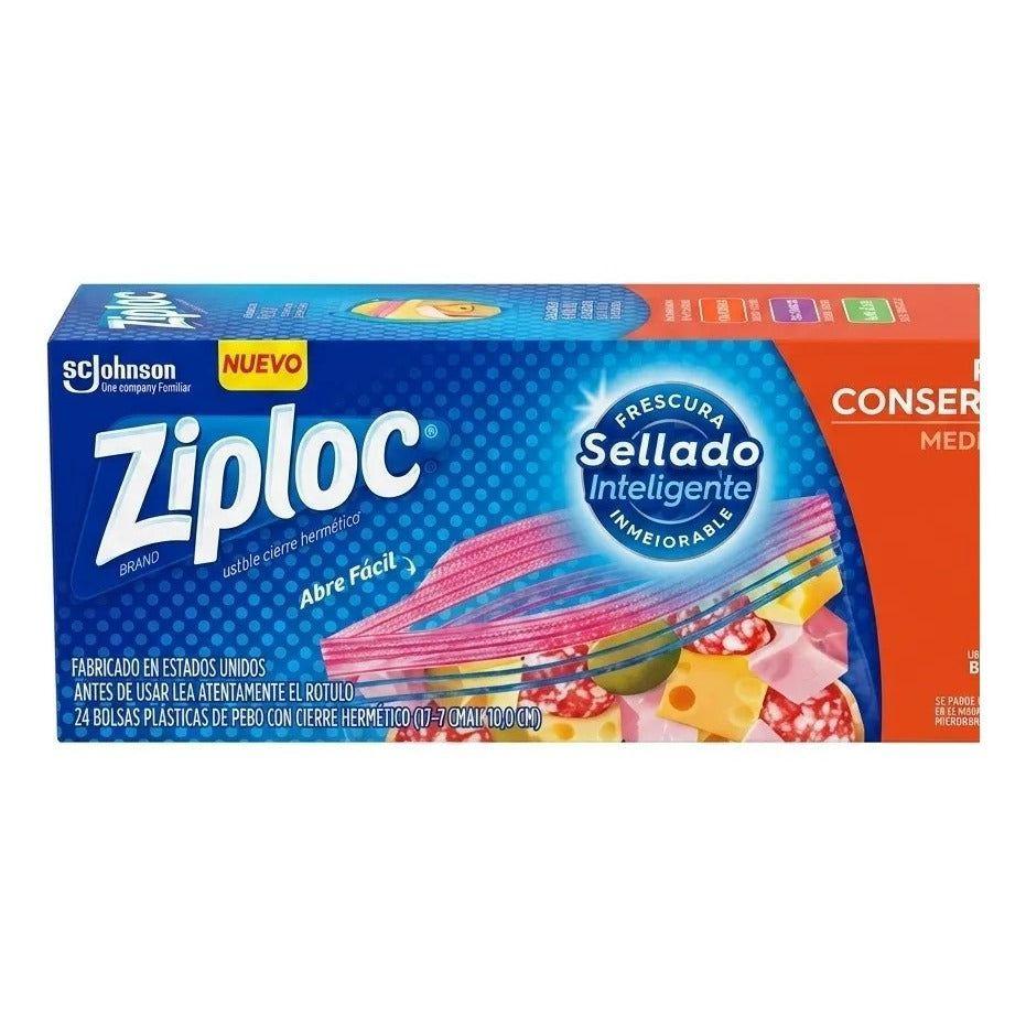 Bolsa Para Conservar Ziploc Mediana 24 Unidades Hermética-2