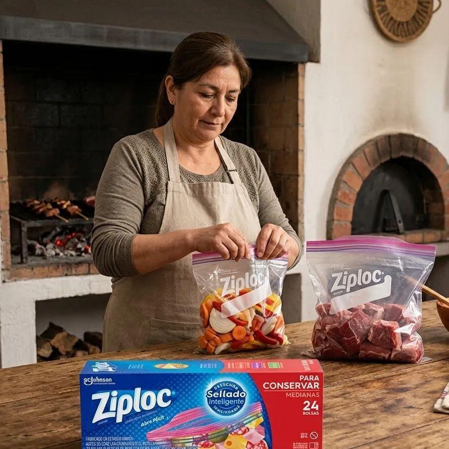 Bolsa Para Conservar Ziploc Mediana 24 Unidades Hermética-3