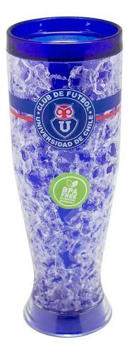 Vaso Vidrio Gel 16 Oz Azul Frozen U De Chile Licencia Titiz-2