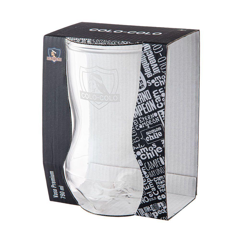 Vaso Premium 790 Ml Botella Cortada U De Chile Blanco-1