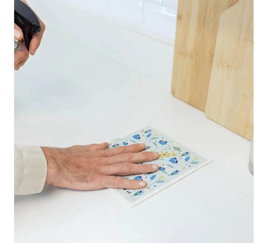 Pack Paños Absorbentes Casa Nativa Diseño Danae Alé Blanco Danae Alé-2