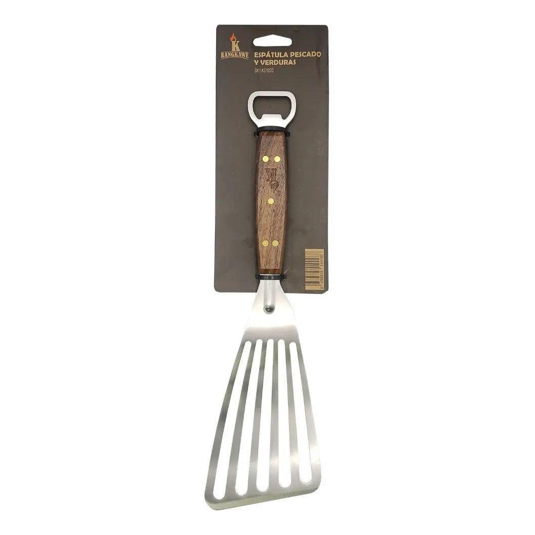 Espátula Kangkawe De Acero Inoxidable Para Pescado Y Verduras 32cm-1