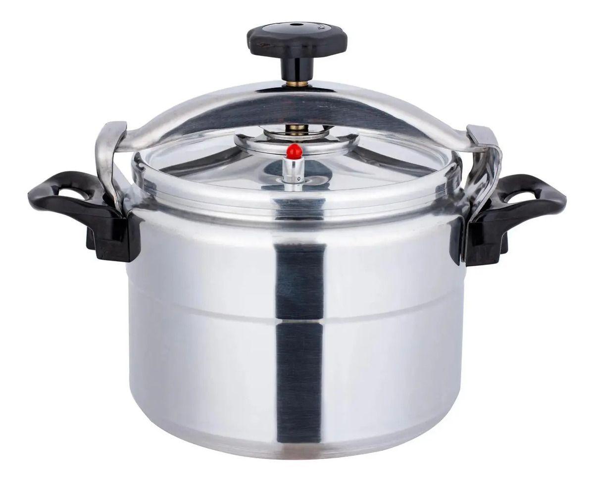 Olla A Presión Aluminio 4 Lts Cocina Preparaciones Premium Plateado-2