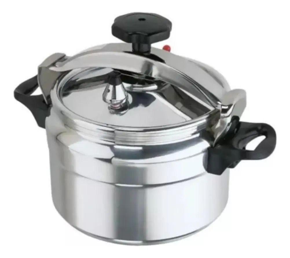 Olla A Presión Aluminio 4 Lts Cocina Preparaciones Premium Plateado-3