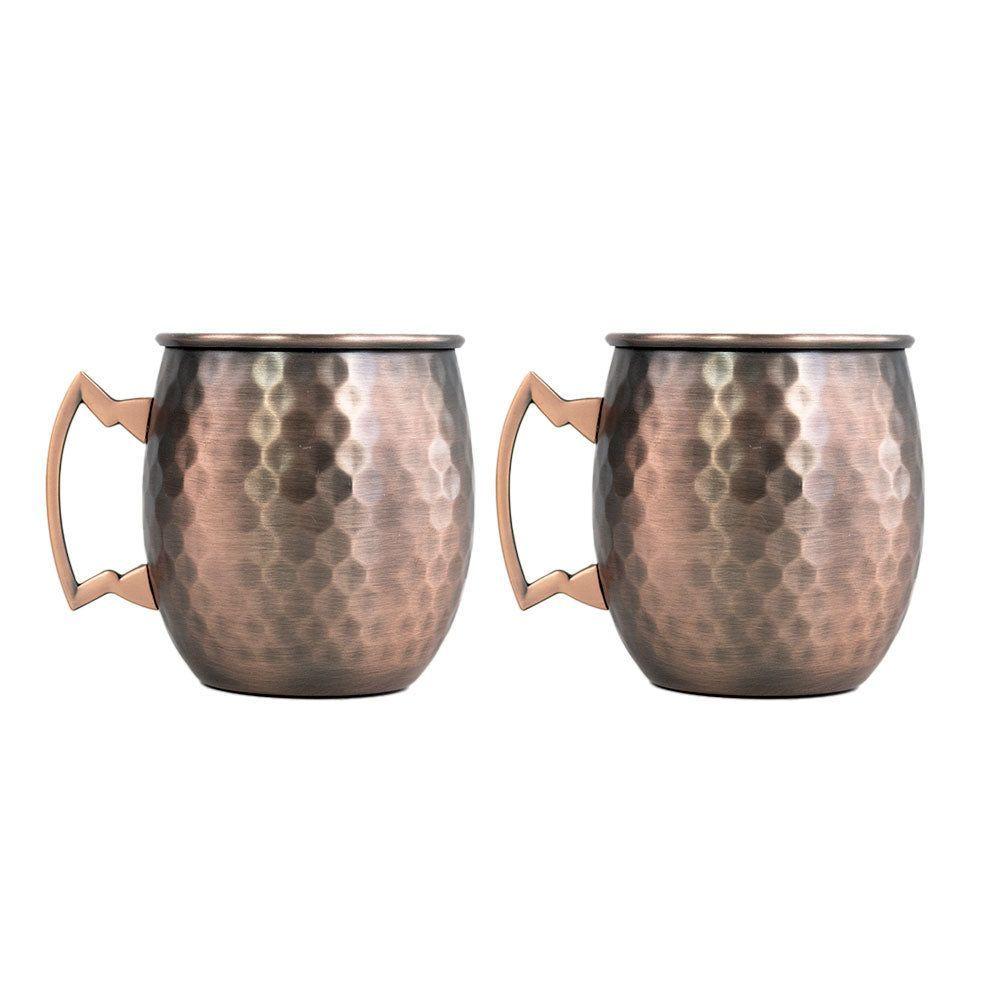 Copper Mug Set Acero Inoxidable Capa De Cobre Wayu-1