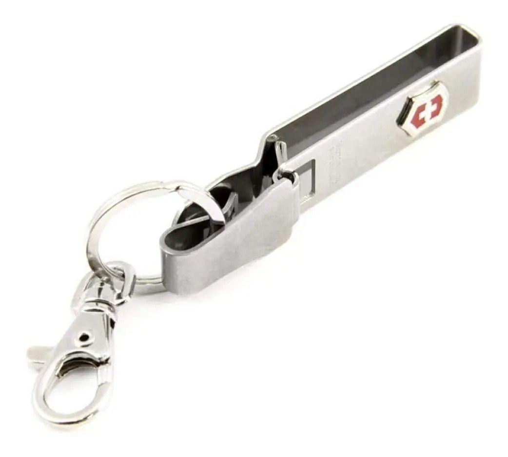 Llavero Victorinox Clip Mosquetón 4.1858 Gris-1