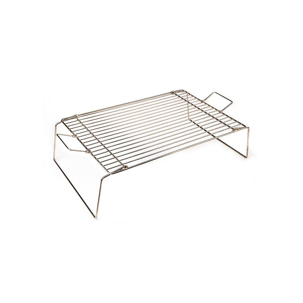 Parrilla Plegable Chica Camping Grilltech Asado Paseos Gris-0