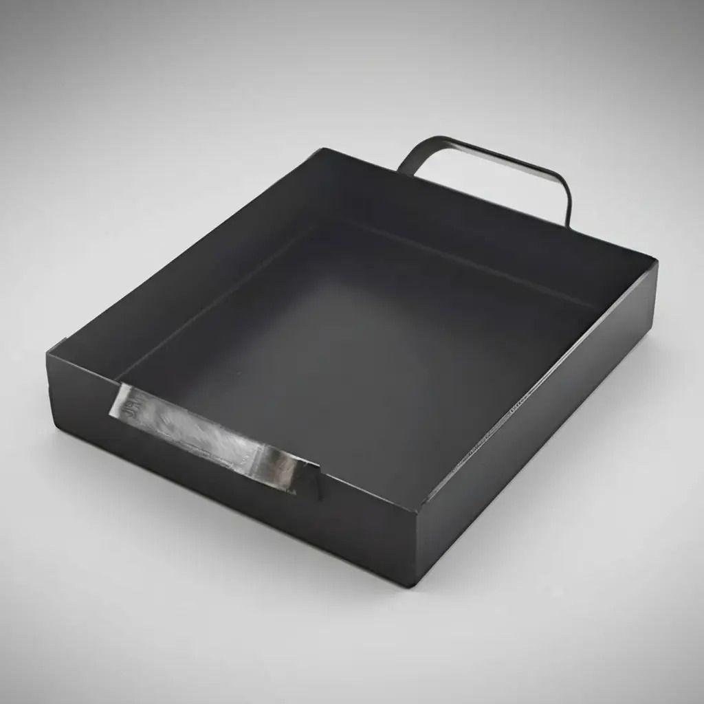 Plancha Churrasquera Argentina 1 Quemador 24x27cm Cocina Bbq Negro-2