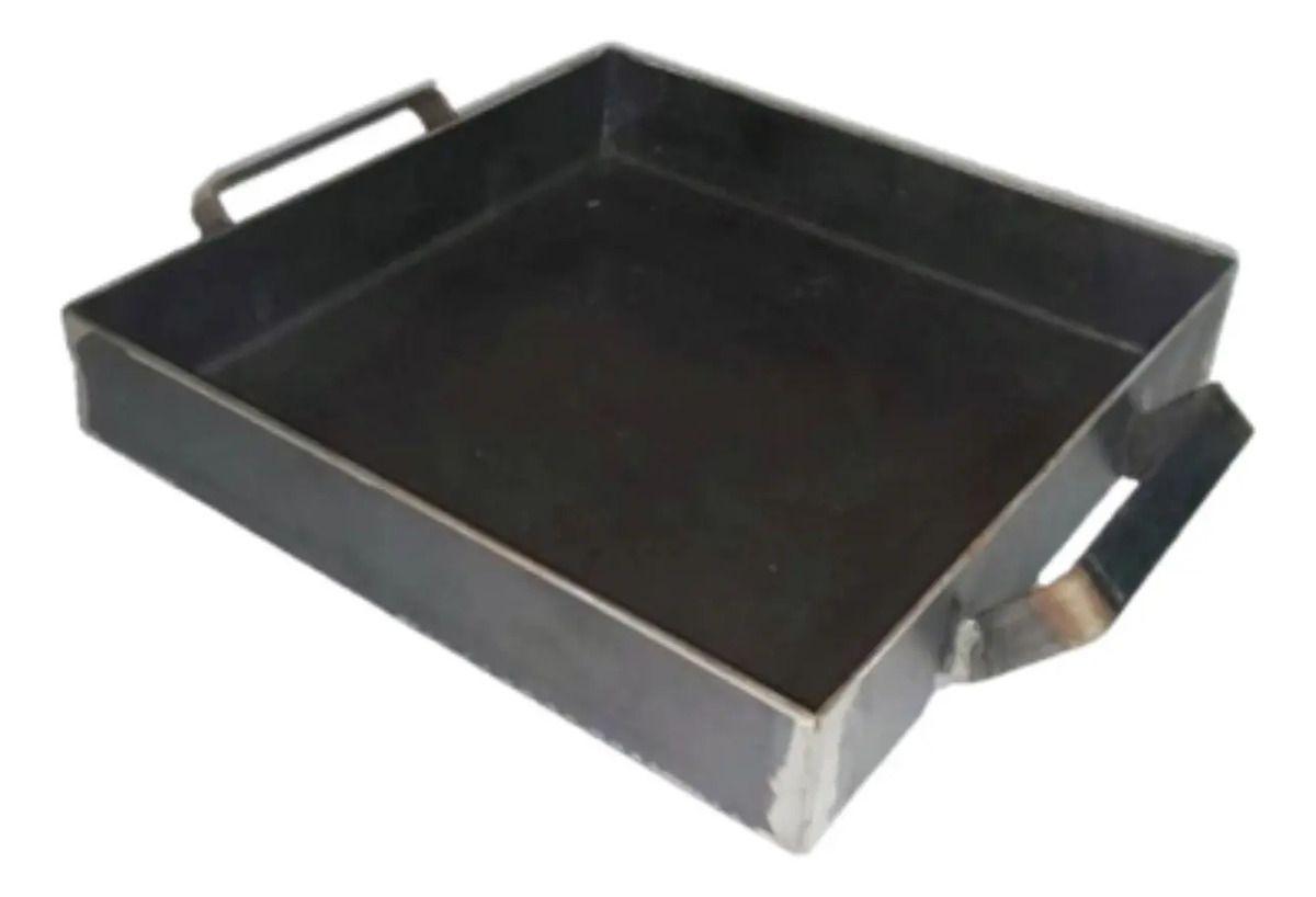 Plancha Churrasquera Argentina 1 Quemador 24x27cm Cocina Bbq Negro-3
