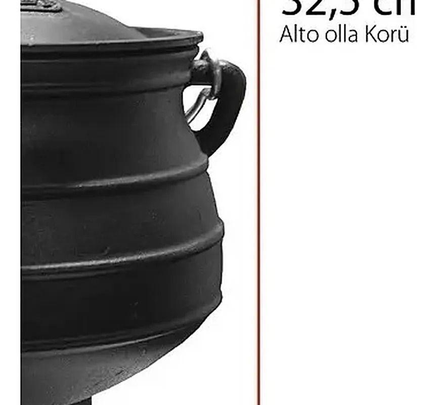 Olla De Fierro Fundido 8 Litros Olleta #3 Casa Y Quincho Negro-3