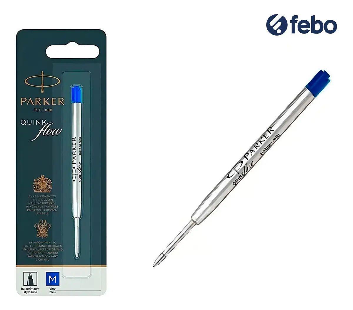 Repuesto De Bolígrafo Quinkflow Azul 1.0 Parker-6