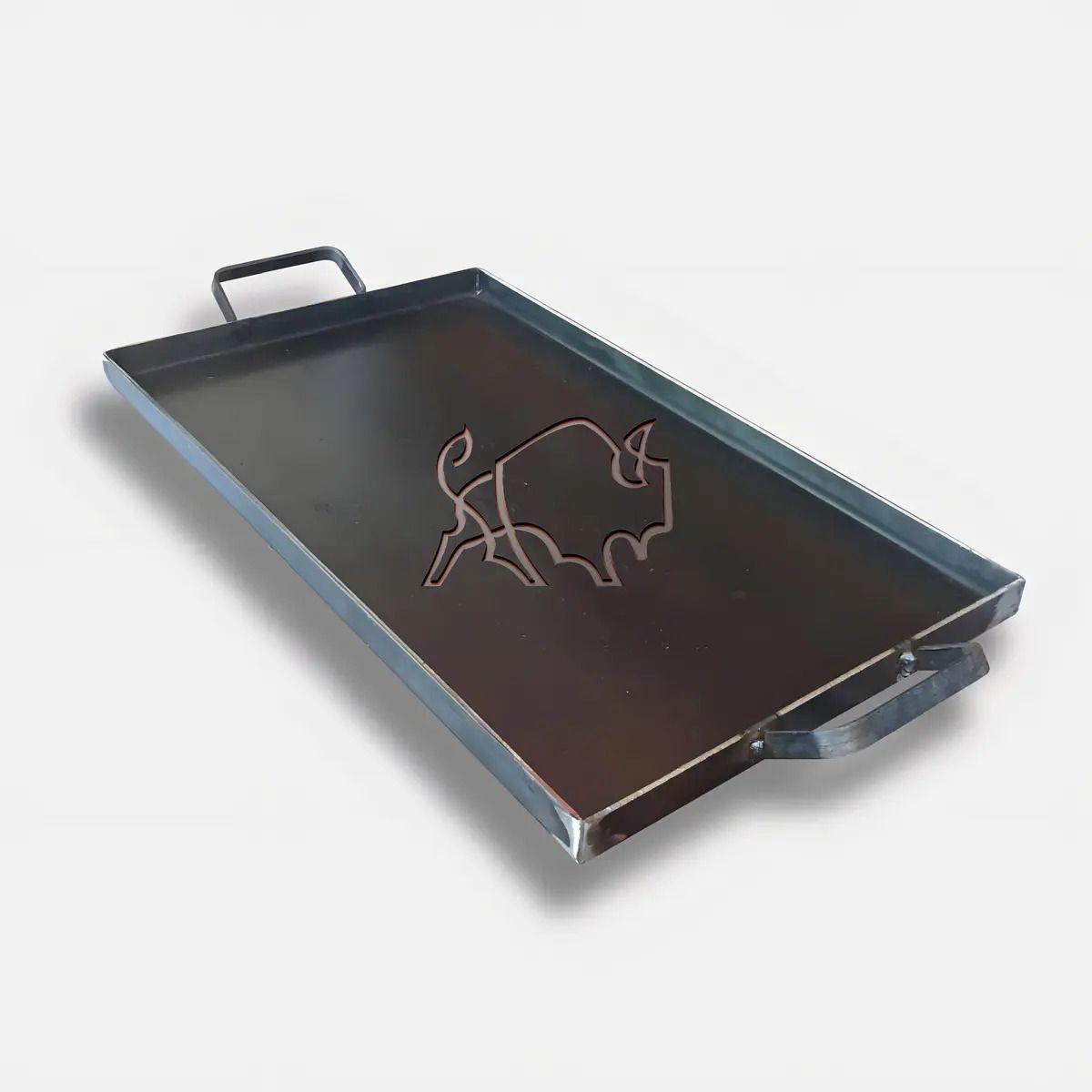 Plancha Churrasquera Argentina Cocina Parrilla Asado Bbq Color Negro-3
