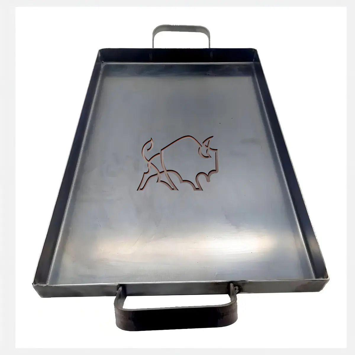 Plancha Churrasquera Argentina Cocina Parrilla Asado Bbq Color Negro-4