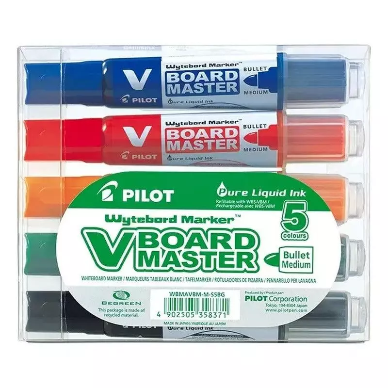 Marcadores Pizarra Recargables Pilot V Board Master X5 U-0