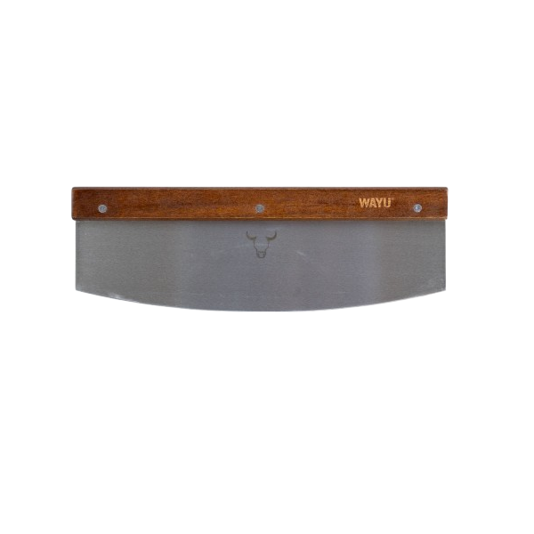Cortador De Pizza Wayu Profesional Con Mango De Madera Y Rueda De Acero De 5 Cm-0