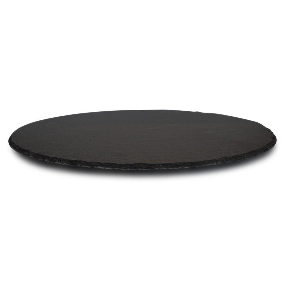 Plato Giratorio Piedra Pizarra 33 Cm Wayu Color Negro-1